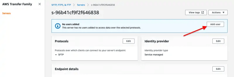 SFTP S3 Integration: Create User | Hevo Data